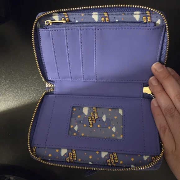 Loungefly Sleeping Pikachu & Friends Wallet - Picture 4 of 9